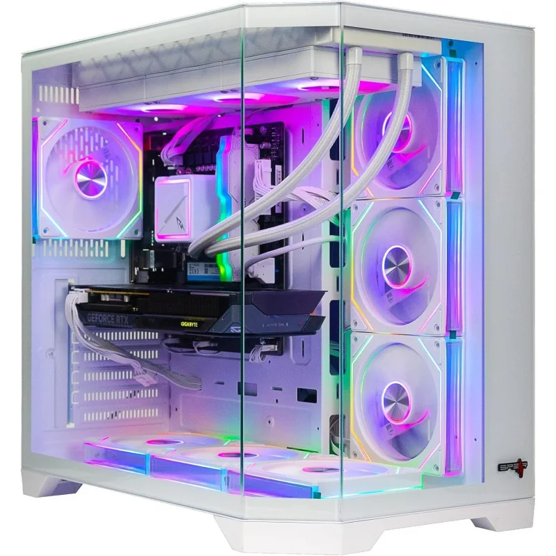 

Игровой ПК — i5-14400F, RTX 5060 8 ГБ, 32 ГБ DDR5, 1 ТБ NVMe SSD, жидкостный охладитель 360 мм, блок питания 600 Вт, 7 вентиляторов ARGB с дистанционным управлением, W