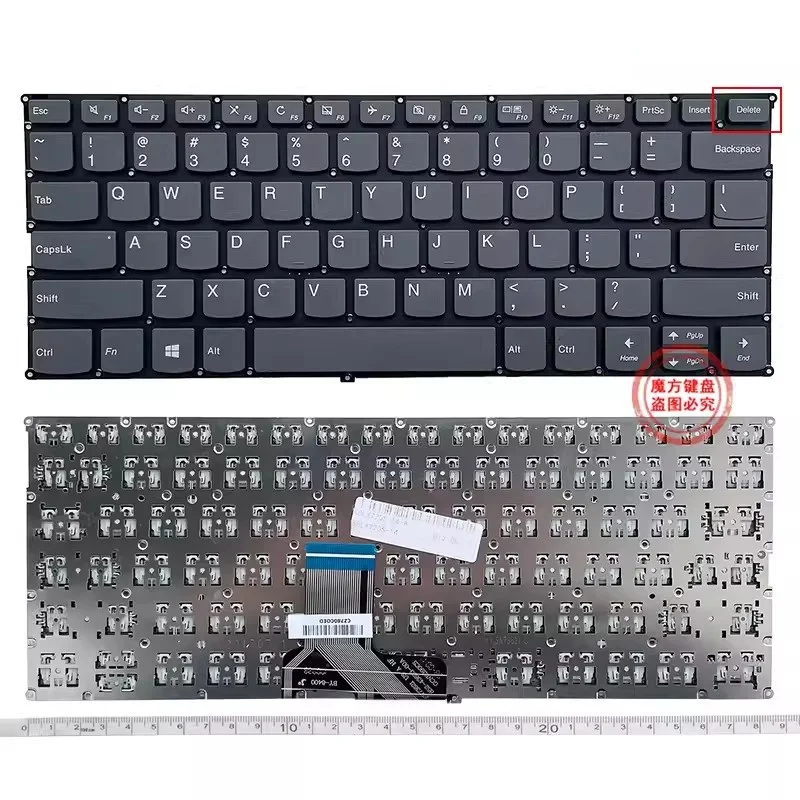 New US Keyboard for Lenovo 720S-14 7000-13 320S-13 V720-14 K42-80 Gray English Keyboard