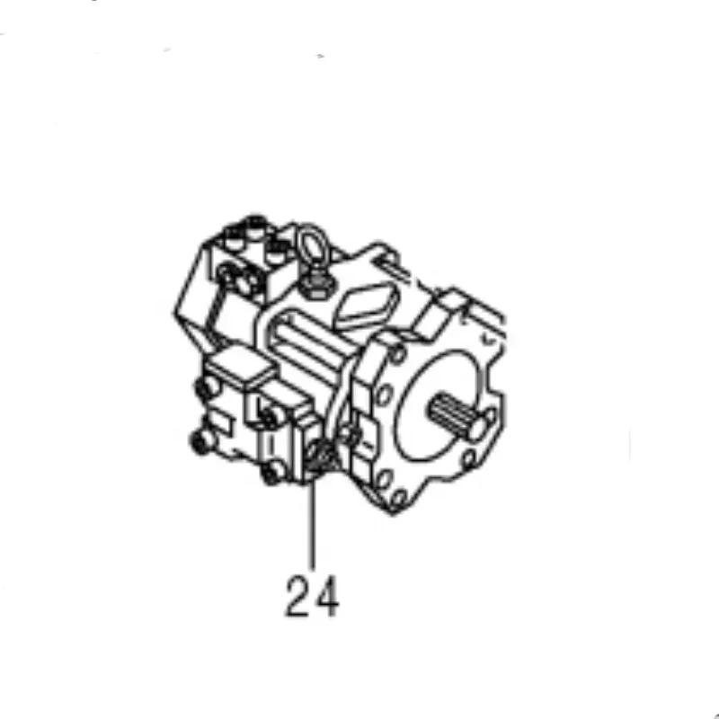 4427045 4347184 EX2500-5 Excavator Oil Cooler Hydraulic Piston Pump EX2500-6 Fan Pump For Hitachi