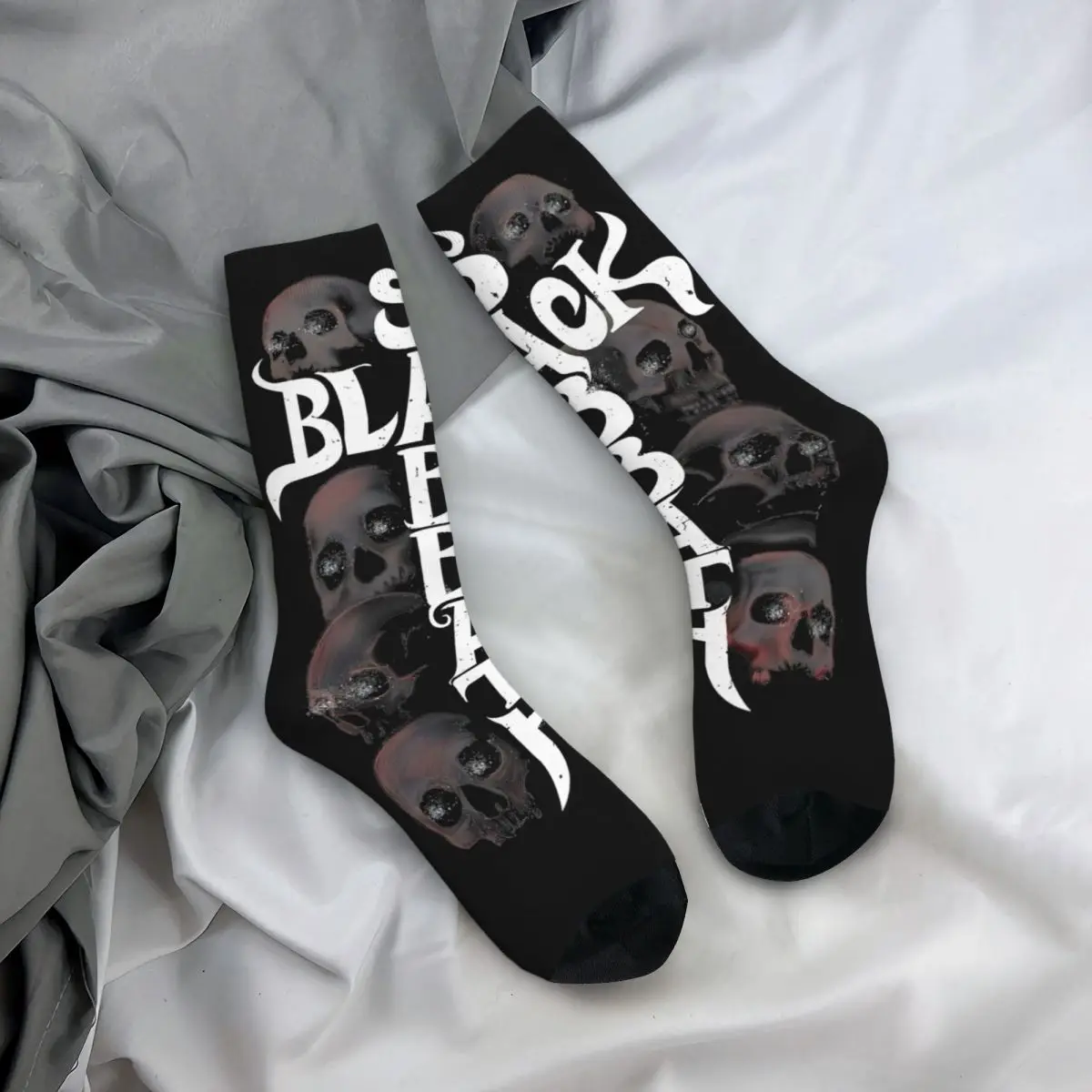 Fashion Male Men Socks Casual Black Cool Sabbaths Sock Polyester High Quality Women Socks Spring Summer Autumn Winter