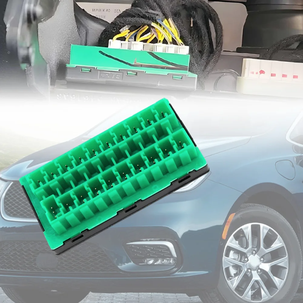 

Car Green Block Fuse Connector 68321746AA for Jeep Wrangler Gladiator Ram 1500 2500 Chrysler Pacifica 2017-2025 2-2272352-5 Star