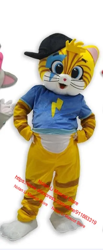 Hochwertige Blume Katze Maskottchen Kostüm Cartoon Anzug Cosplay Werbe spiel Maskerade Geburtstags geschenk Erwachsene Größe 1056