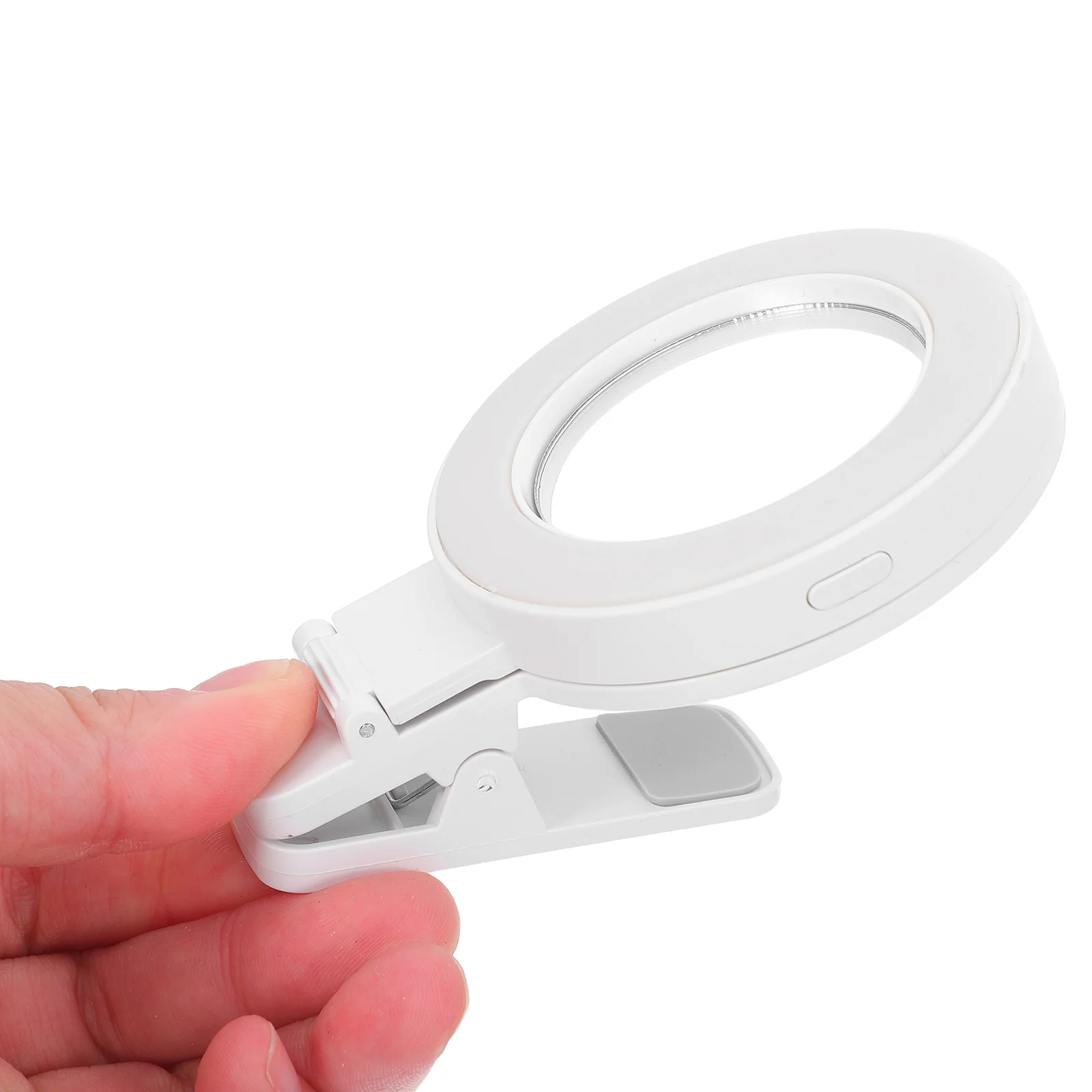 

Phone Camera Mirror Clip-on Selfie Light Rear Mirror Fill Light Universal Travel Smartphone Accessory for Selfie Vlogs