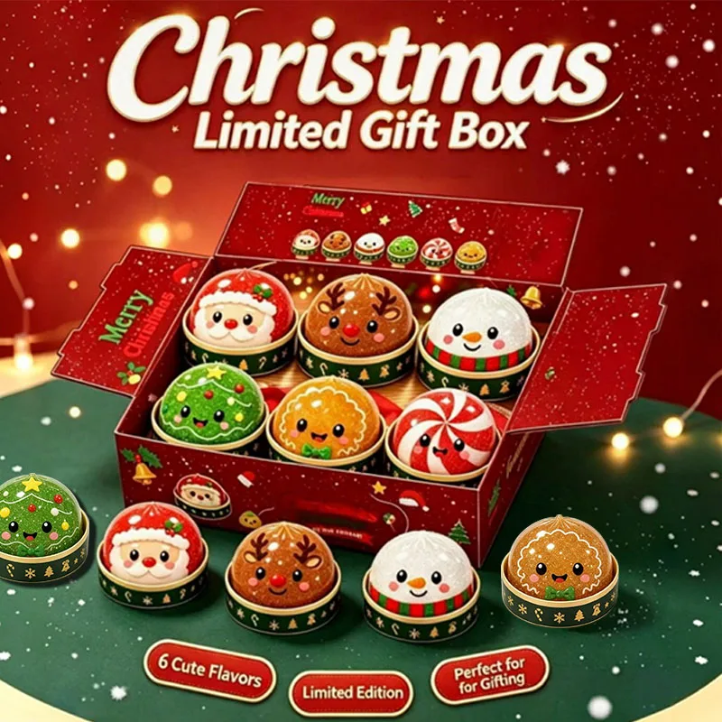 Weihnachts-Quetschball mit Weihnachtsmann, Weihnachtsbaum und Elch Motiv, Stressabbau, Weihnachtsdekoration, Neujahrsgeschenk, Party-Geschenk – Detail 1