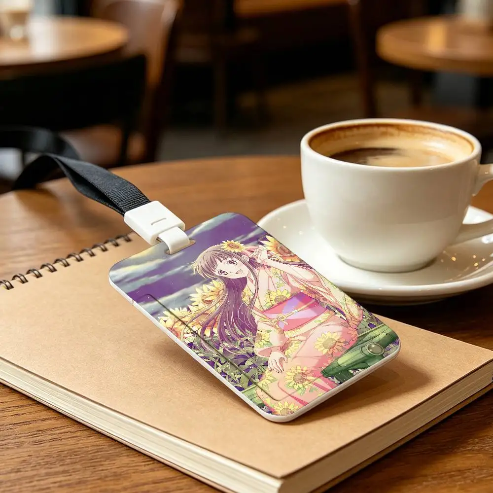 Anime F-Fruits Basket NFC Contactless Sliding Card Sleeve For Student Cards, Bus Cards, ID Cards, And Work Permits