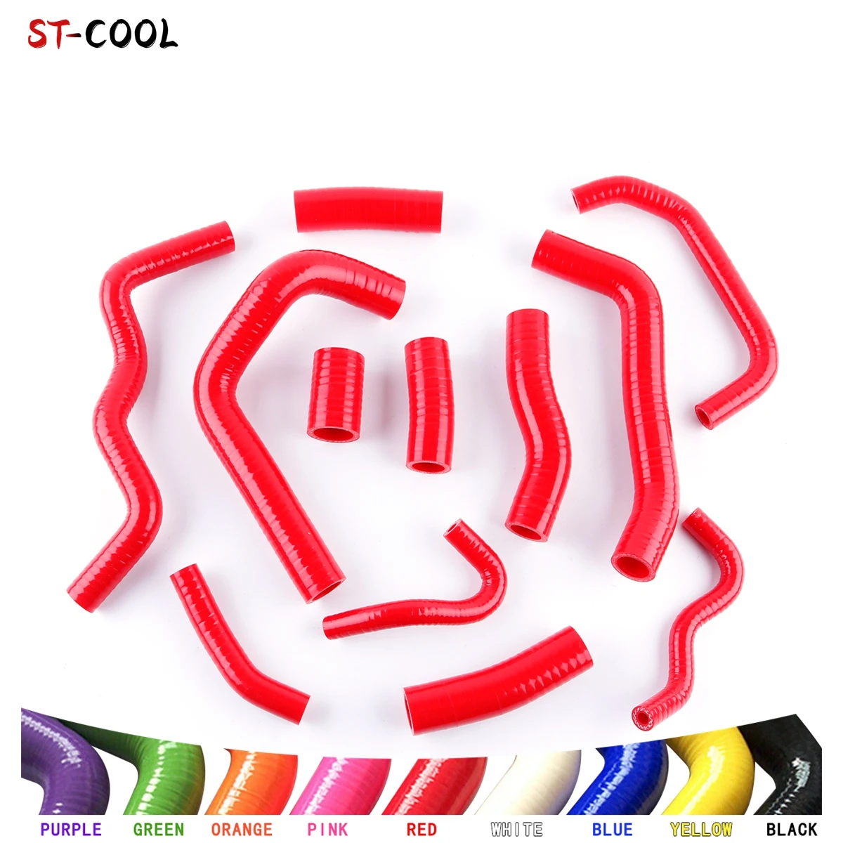 FOR HONDA CBR 1000 RR FIREBLADE CBR1000RR 2004 2005 Radiator Hoses Silicone Tubes Kit Piping 12Pcs