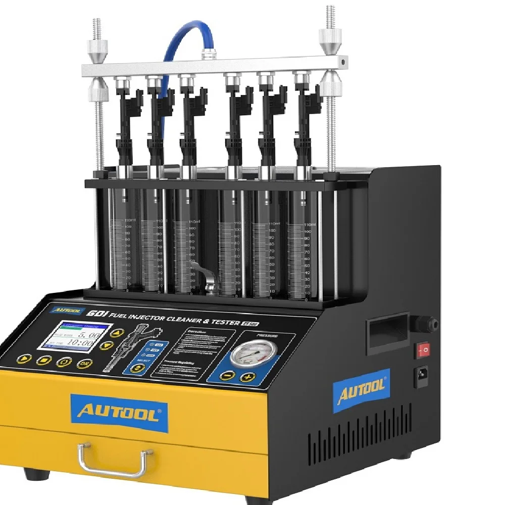 

AUTOOL CT500 Fuel Injector Cleaner And Tester Machine GDI EFI FEI 6-Cylinder for Car & Motorcycle Maintenance