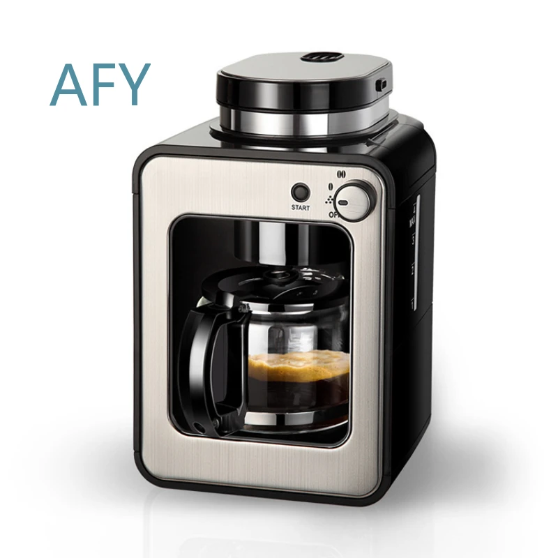 All Automatic Drip Coffee Maker for 220V Mini Grinder Coffee Machine for Home Office Kitchen Use Fast Brewing Espresso Style