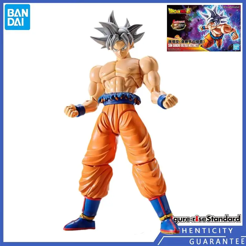 

[In Stock] Bandai Figure-Rise Standard Frs Dragon Ball Son Goku White Hair Migatte No Gokui Anime Cartoon Assembled Model Toys