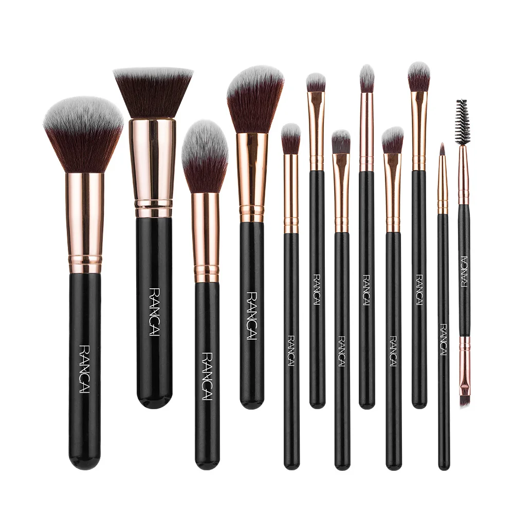 مجموعة فرش مكياج ناعمة منفوشة احترافية لمستحضرات التجميل وبودرة ظلال العيون كابوكي ومزج المكياج وأداة التجميل