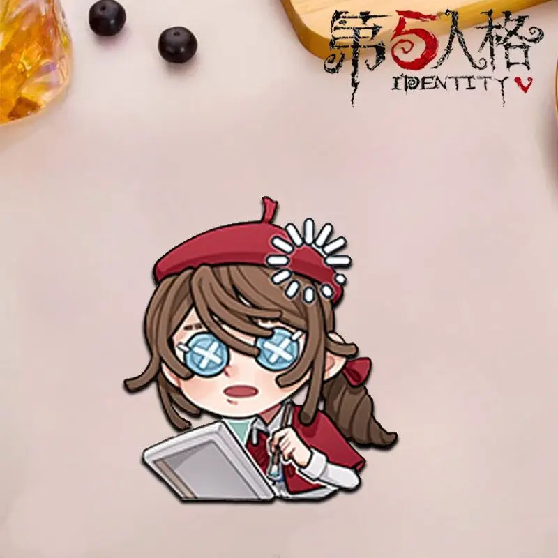 16PC Anime Game Identity V Lapel Badges Clothes Jewelry Collar Acrylic Brooches Accessories Gifts For Friend