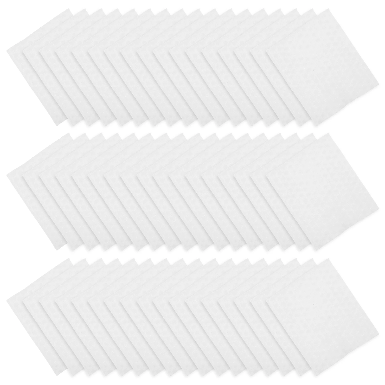 450 stuks wattenschijfjes vierkante pareltextuur dik absorberend puur katoen gezichtsreiniging nagelverzorging droge doek make-up remover nat