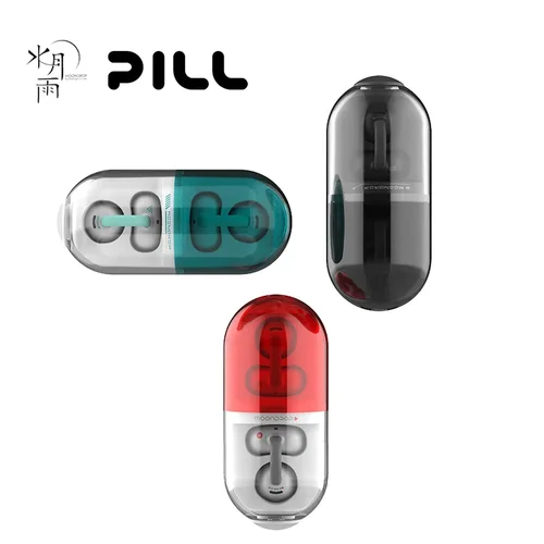 Imagen 1 del producto Moondrop Pill-auriculares inalámbricos con auriculares abiertos, cascos colgantes con Bluetooth de 6,0 OWS, IPX4, Clip de oreja abierta, AI ENC integrado