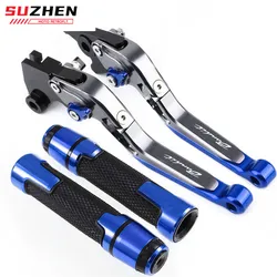 Motorcycle Folding Extendable Clutch Brake Levers Handbar End Grips For GSF 650 1200 1250 Bandit GSF650S GSF650N