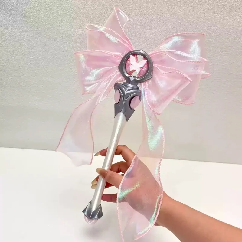 

Valorant Clove Evelyn Magic Wand Cosplay Prop Iridescent Ribbon Cute Birthday Gift For Adult Game Collectors And Fans In Stock