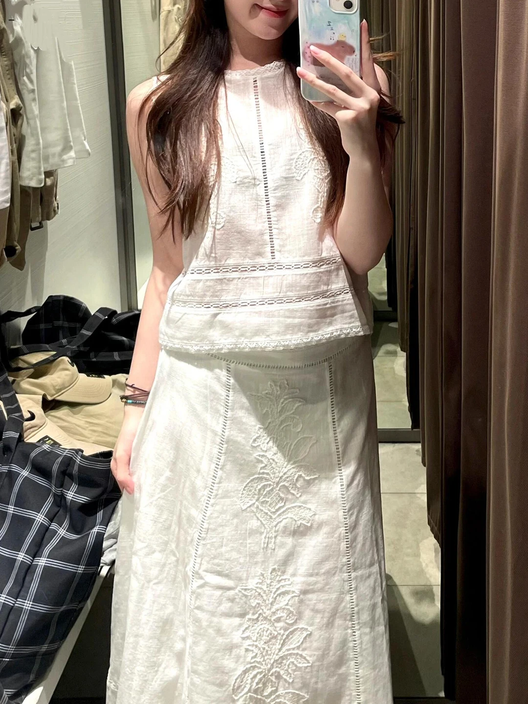 

Новый летний белый круглый топ Ne Casual Vaion Sle с изысканной вышивкой, универсальный топ Svel irt ort для женщин