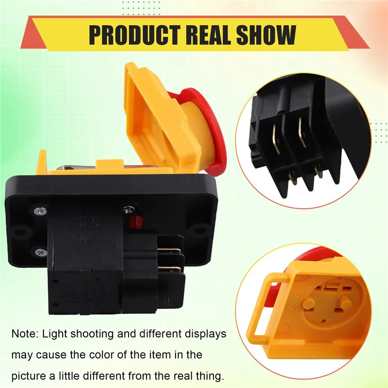 

AS60-3X Electromagnetic Switch Magnetic Button Switch KJD12 16A 250V Power Tool Undervoltage Overload Protection Switch