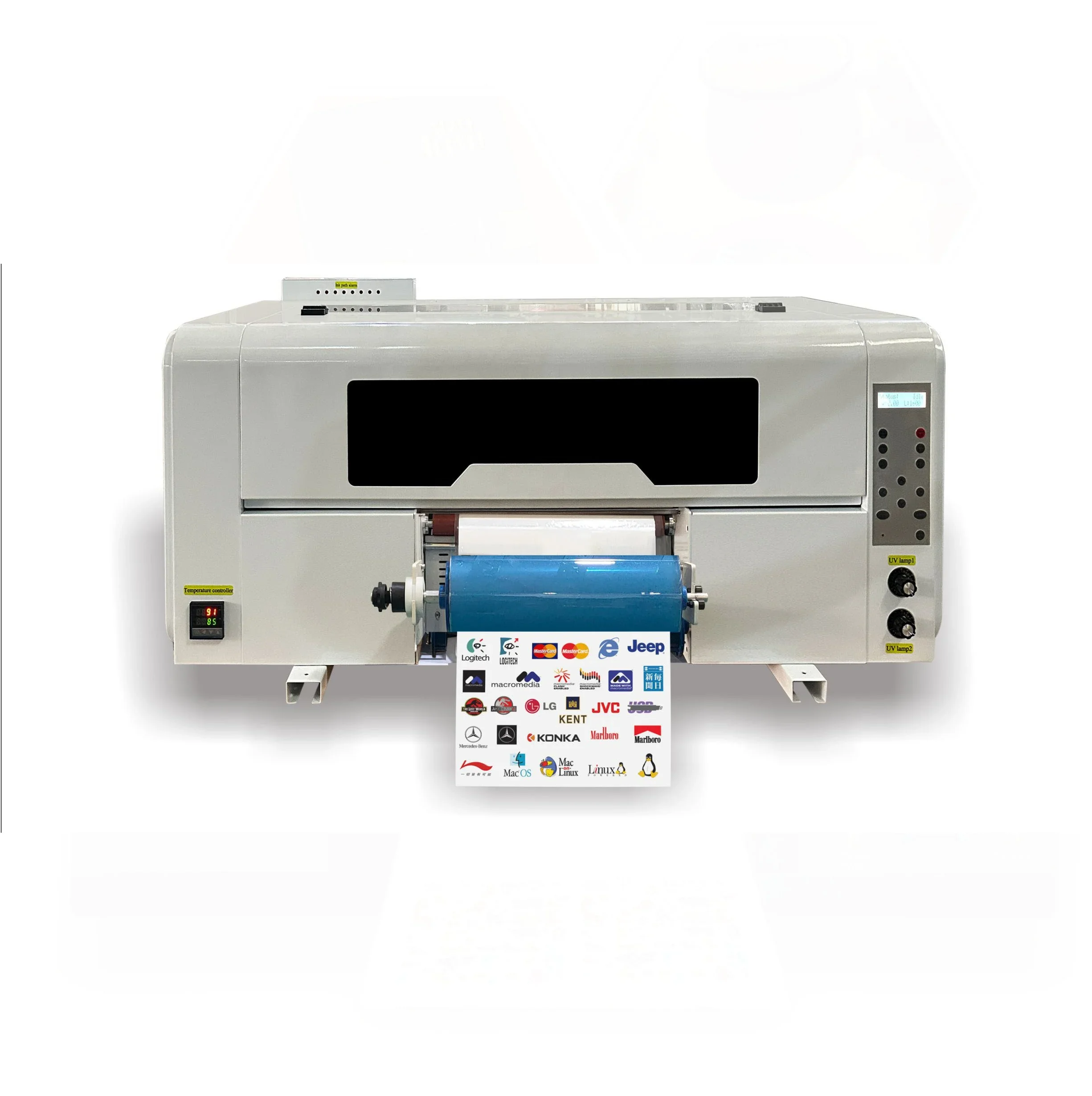Hoge precisie UV digitale inkjet labelprinter Intelligente besturing Crystal Label UV-printer