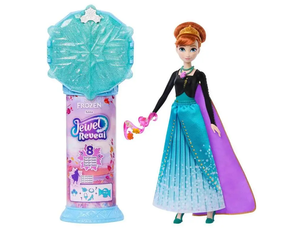 ディズニー-アナと雪の女王-ジュエル・リビール-アナ人形