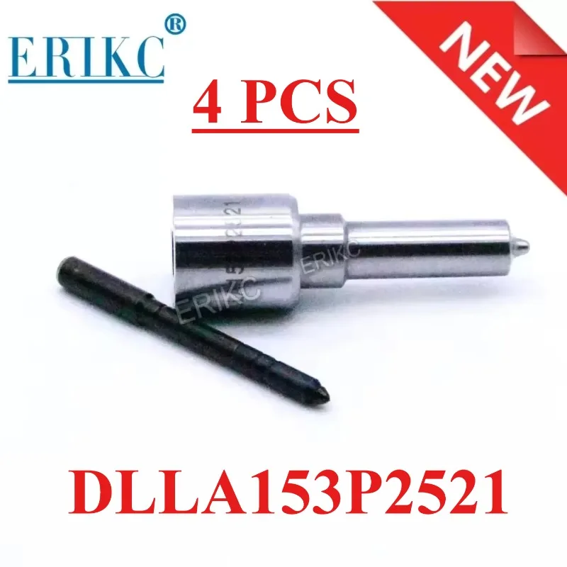 

ERIKC DLLA 153 P 2521 Форсунка Common Rail DLLA 153 P2521 Форсунка топливной форсунки в сборе 0433172521 для распылителя 0 445 110 748
