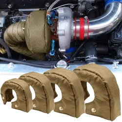 T2 T25 T28 GT28 GT30 GT35 T4 T6 Titanium Turbo Blanket Heat Shield Barrier Charger Cover Wrap