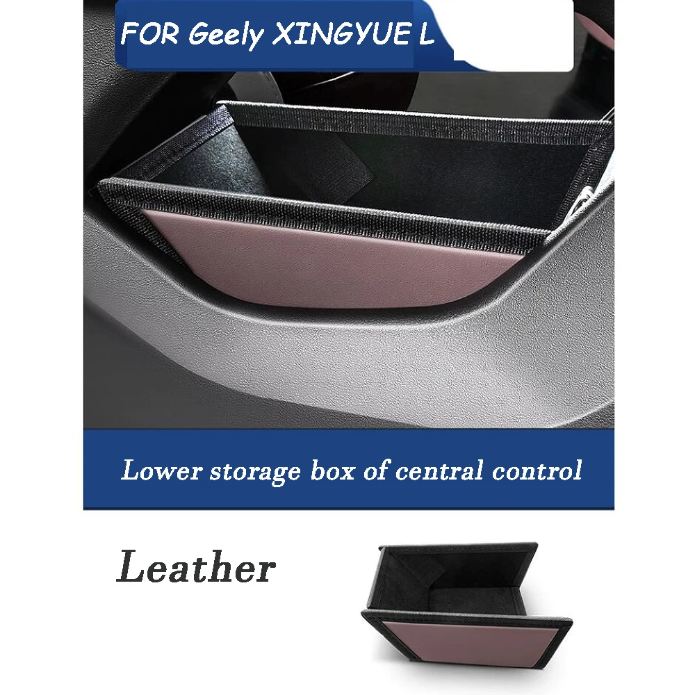 For Geely Monjaro KX11 Xingyue L 2022-2024 Car Multipurpose Central Control Lower Level Storage Box Mat Slot Cushion Accessory