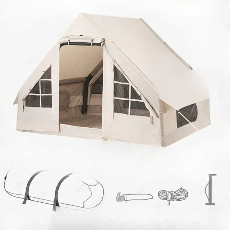 

Hot SalesNew Design Outdoor Hiking Portable Sun Protection Waterproof Rainproof Inflatable Camping Tent For Mountain Climbing