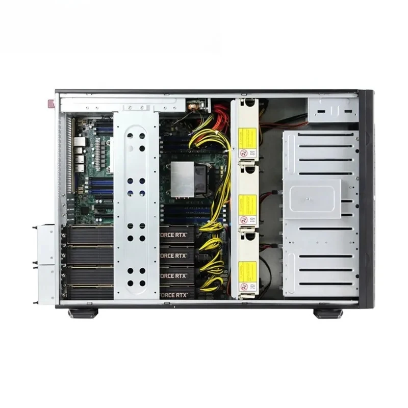 Tower / Rack Convertible Server Chassis – Supports [XX] GPU Hot-Swap, Efficient Cooling, Data Centers, AI Computing