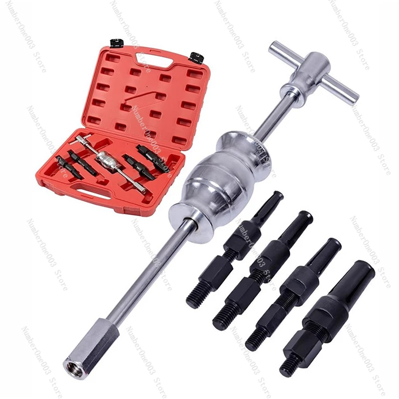 16 Piece Inner Bearing Puller Washing Machine Bearing Puller Disassembly Tool Inner Hole Drilling Slide Hammer Disassembly Set