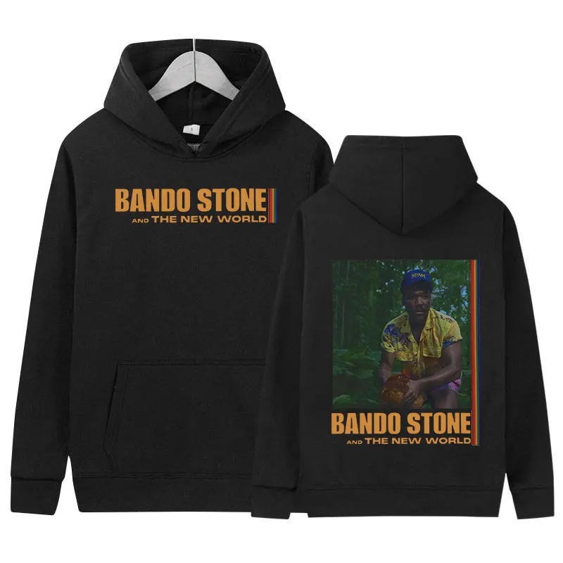 Childish Gambino Bando Stone and The New World Graphic Hoodie Men Women Hip Hop Fashion Oversized Sweatshirt Pullover Streetwear