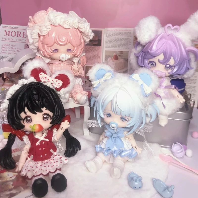 

Come4free Bonn Milk Cake Dream Puff Series 1/12Bjd Blind Box Mystery Box Toys Cute Action Anime Figure Kawaii Model Gift Genuine