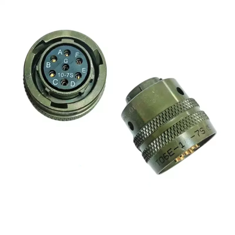 PT06E-10-7S/P(SR) PT02E-10-7P/S PT 26482 MIL PT06E 10-7S 10-7 PT02E 10-7P 7 Pin Core Aviation Plug Connector Waterproof