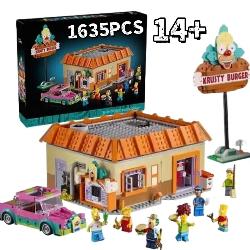 

Новинка 2026: Конструктор «Рестораны Krusty Burger» (1635 деталей), набор 10352. Креативные идеи, развивающие игрушки для детей, подарки.