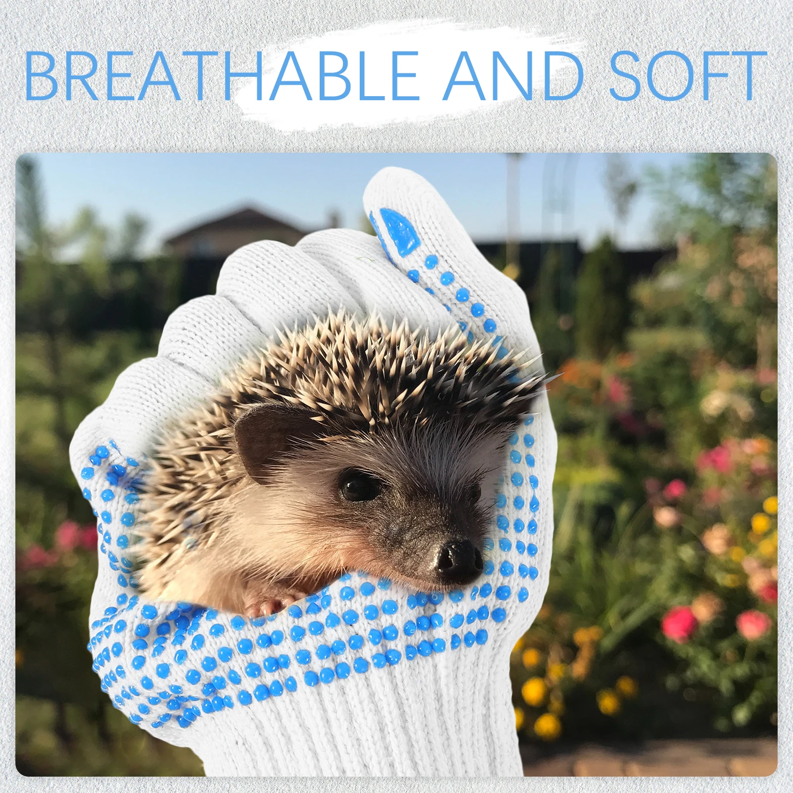 

A Pair Of Animals Handling Protection Gloves Thickened Anti-Bite Scratch Resistant Gardening Wild Animal Handling Cut Slash