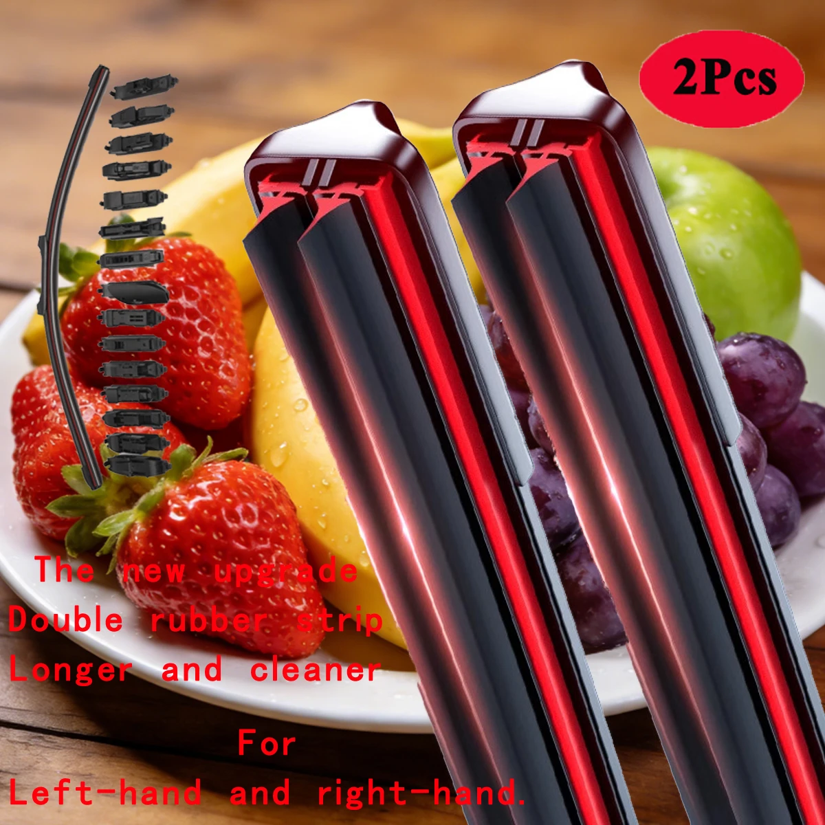 

Для FIAT Multipla MPV 186 1999-2010: Двойные резиновые щетки стеклоочистителя для лобового стекла