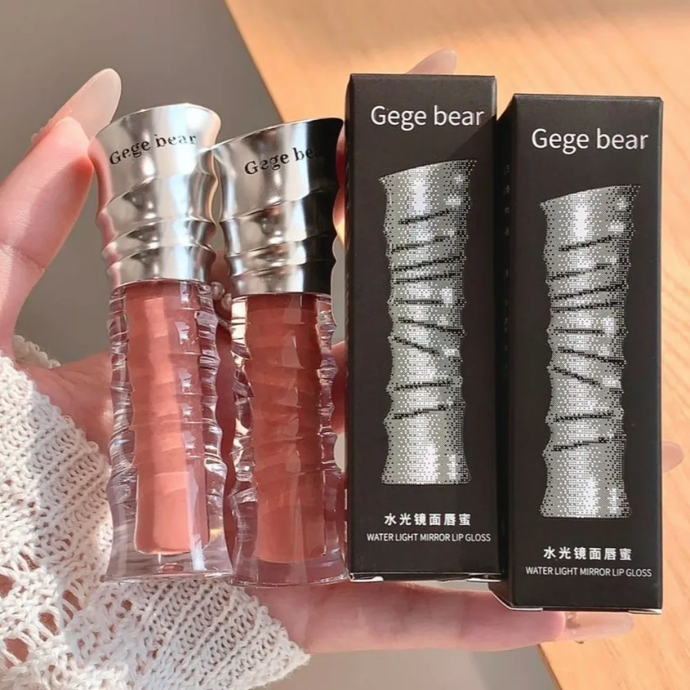 ลิปสติกหลากสีใหม่ ไม่ติดแก้ว กันน้ำ ลิปกลอสสีนู้ด ติดทนนาน สีสวยคมชัด แต่งหน้าสวย สำหรับฤดูใบไม้ร่วง/ฤดูหนาว