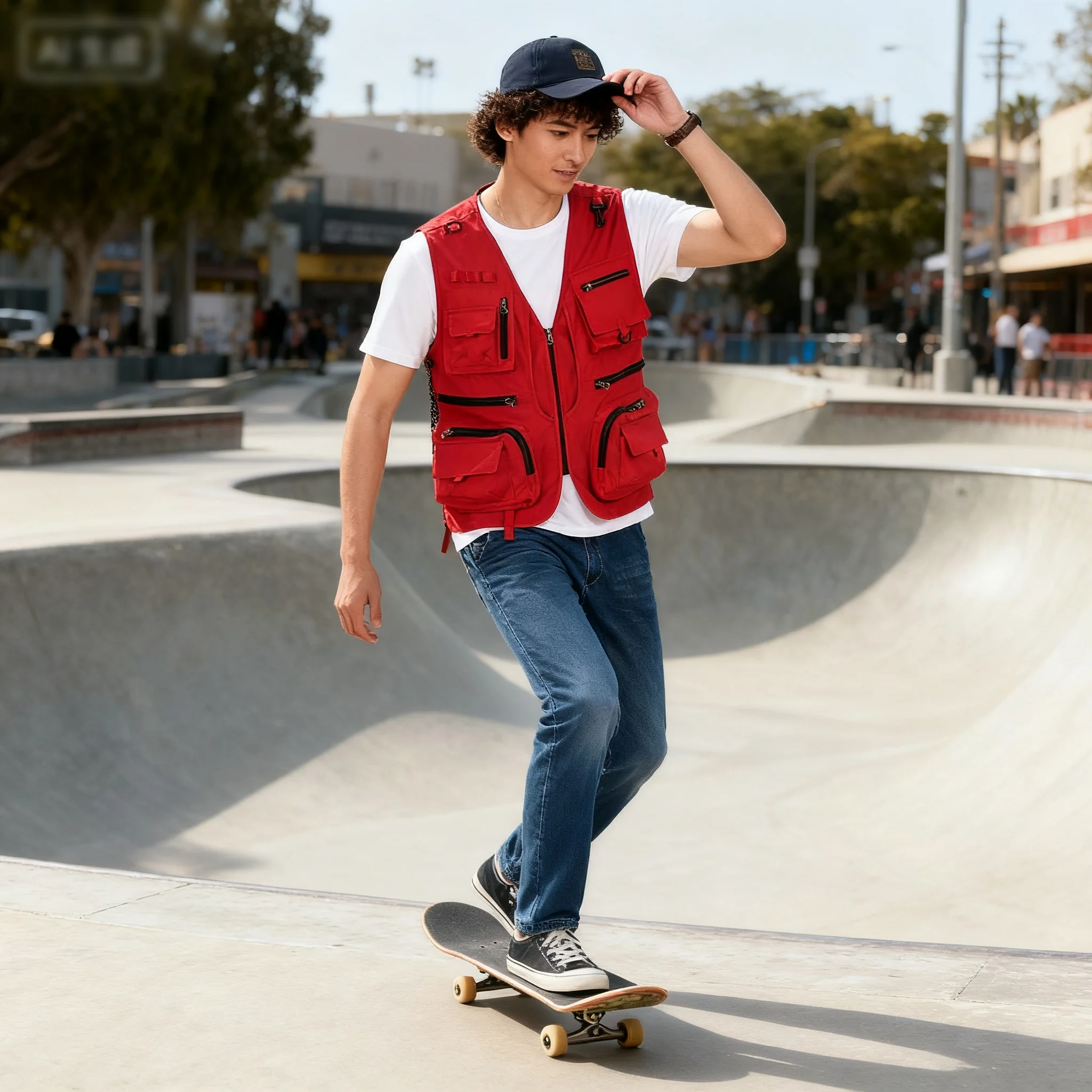 

Новинка 2025, мужской жилет, тактический сетчатый жилет, летняя куртка для фотографа, инструмент, сетчатая куртка без рукавов с несколькими карманами, мужской стиль