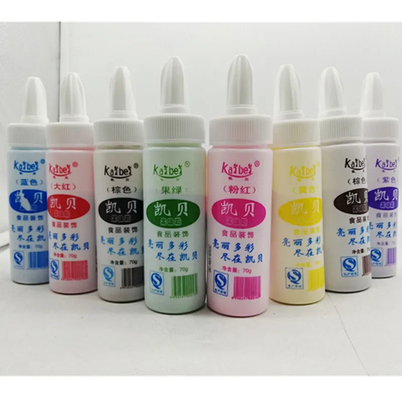 70g Cake Coloring Fruit Powder 8 Bottles of Macaron Dessert Applique Kitchen Baking Powder Cake Cream Decoration Tool