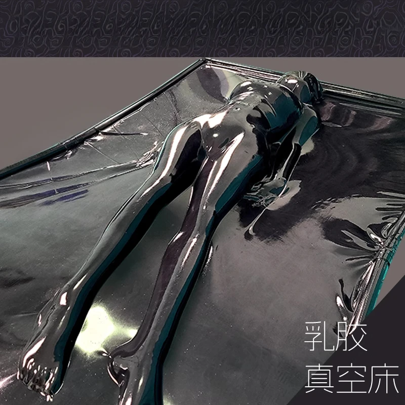 Latex Latex Vacuum Bed Can Be Customized Kig Version Outcrop Aluminum Alloy Frame Latex Sleeping Bag Single