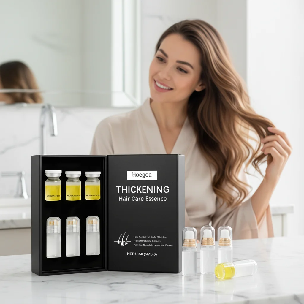 

Набор для ухода за волосами с роликовым аппликатором - комфортный массаж кожи головы, длительное ежедневное увлажнение и питание волос