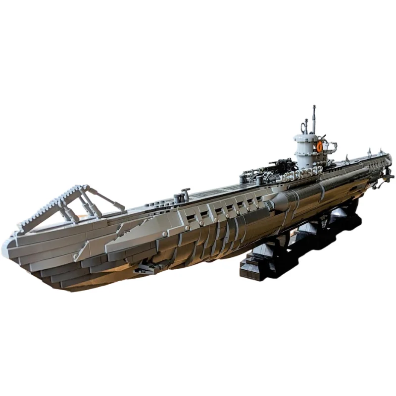 

4565 Parts MOC Germany World War II U-Boat Type VIIC Ship Model Building Set Block Assembly Bricks Toys Kids Education Gift 2025