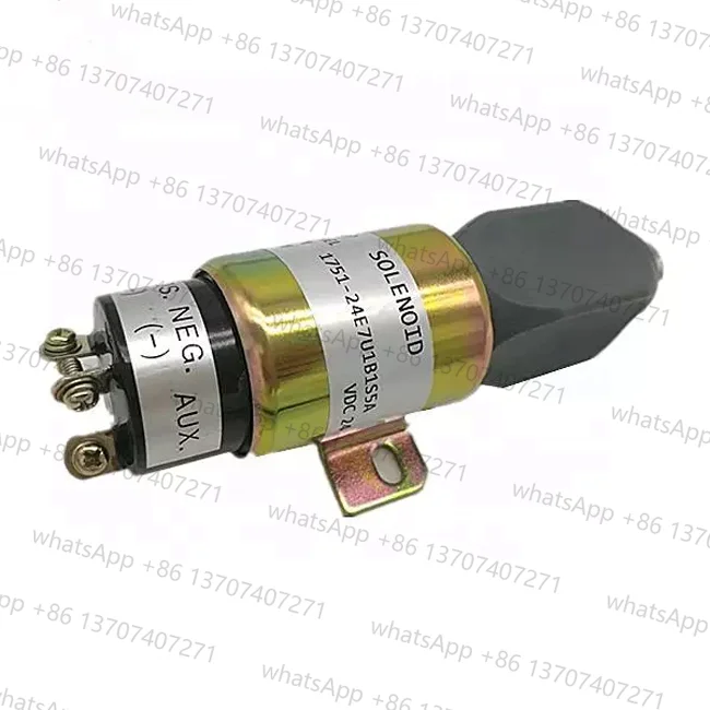 

24V Engine Stop Solenoid 1751ES-24E7U1B1S5 Fuel shutoff Solenoid 3864274