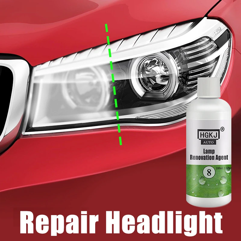 

Hgkj 8 Car Headlight Polishing Agent Clean Retreading Agent car Headlight Restoration Polishing Car Accessories