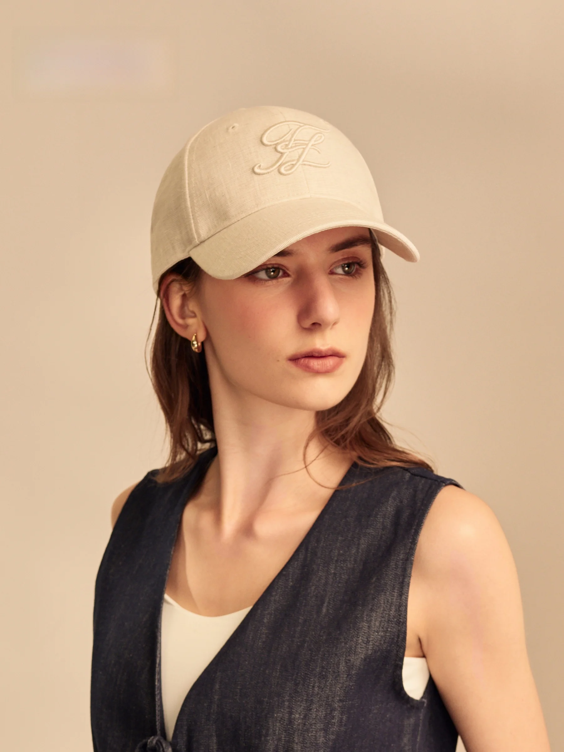 elle100-gorra-de-beisbol-de-lino-bordada-con-proteccion-solar-upf50-para-mujer-sombrero-de-pico-de-pato-3d-ajustable-con-parte-superior-redonda