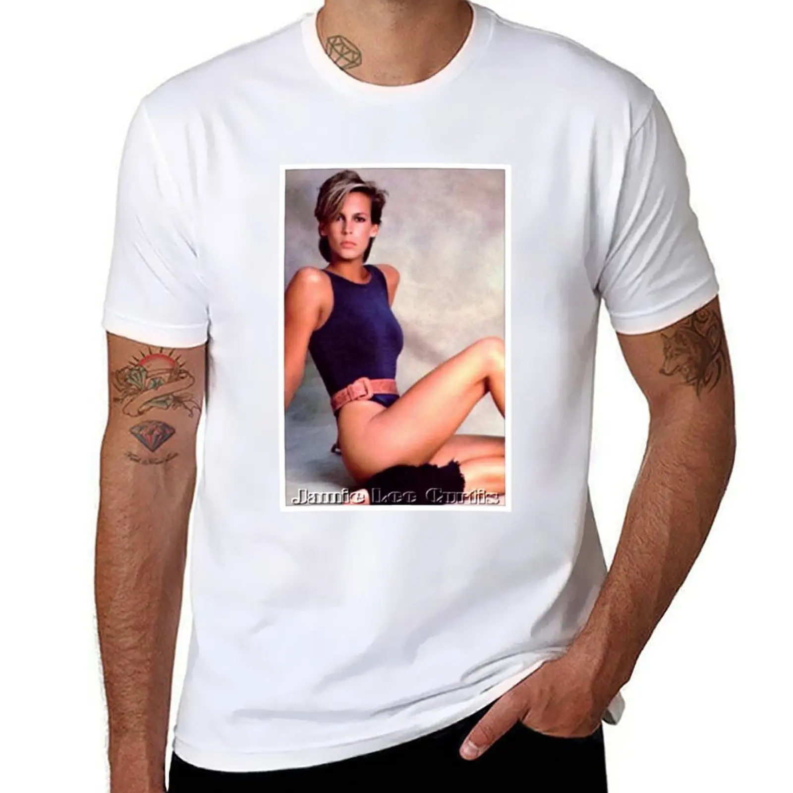 

Jamie Lee Curtis T-Shirt t shirt man plain anime t shirts for man T-Shirt