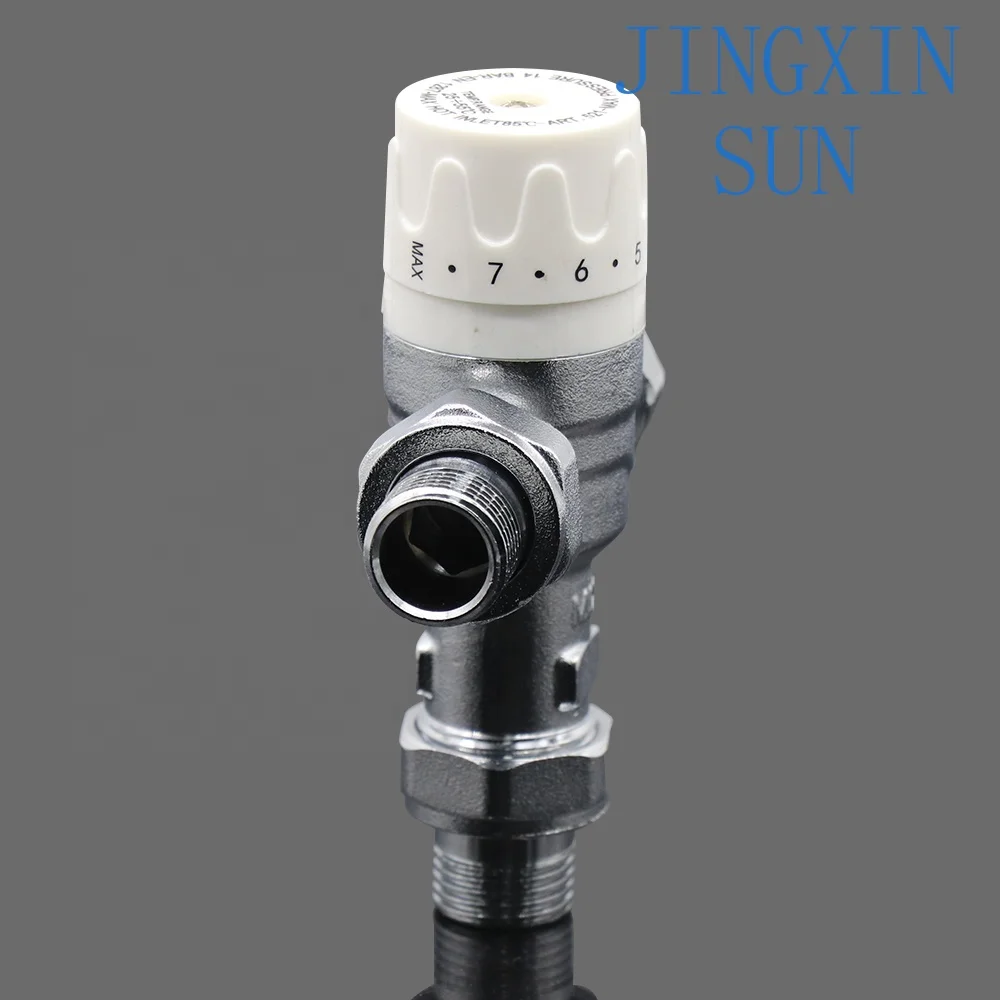 Sanitary Brass Cold and Hot Water Temperature Control Valves Thermostatic Mixing Valve