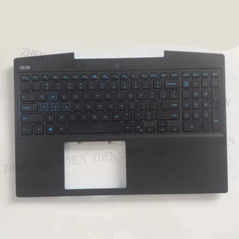 

Y Original for Dell G3 15 3500 3590 Palmrest Backlit Keyboard Blue 00JP6X 0JP6X