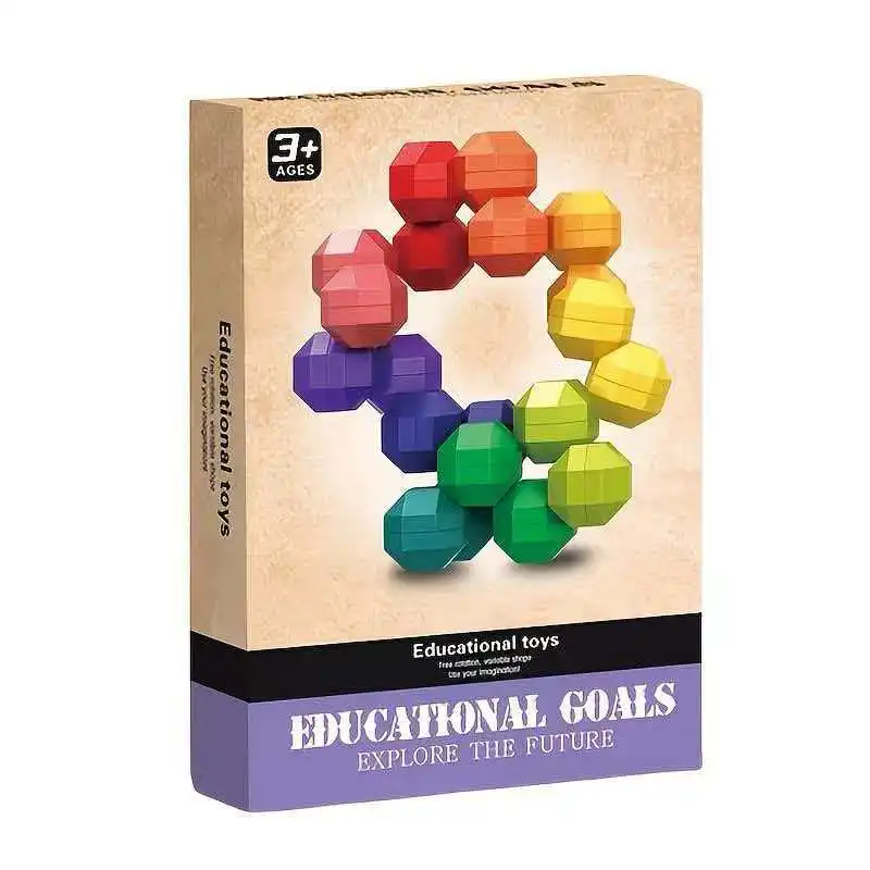 Rainbow Infinity Sensory Ball Fidget Toys For Anxiety ADHD Stress Relief Gifts Airplane Car Travel Calming Down Kids Boys Girls