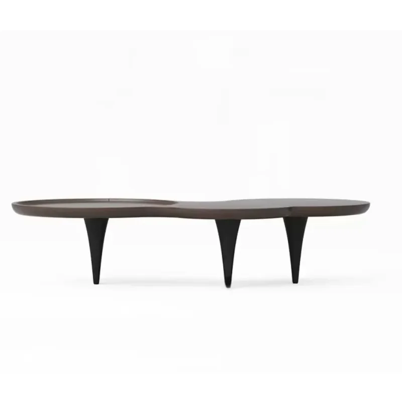 Rtr BJ Whole House Furniture Retro Coffee Table Small Apartment Senior Designer Living Room Special-Shaped Art Cloud Table Silen