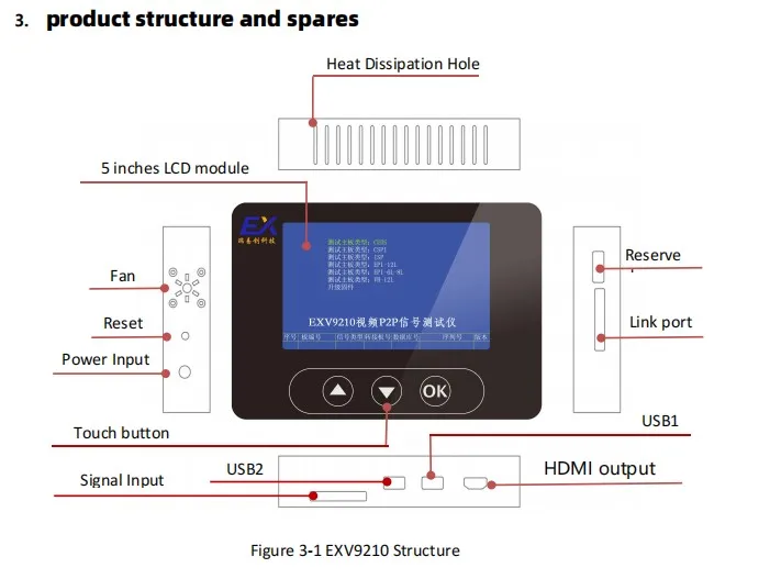 EXV9210 English  P2P signal TV motherboard tester equipment online firmware upgrade for TV QN85QN900B 85\